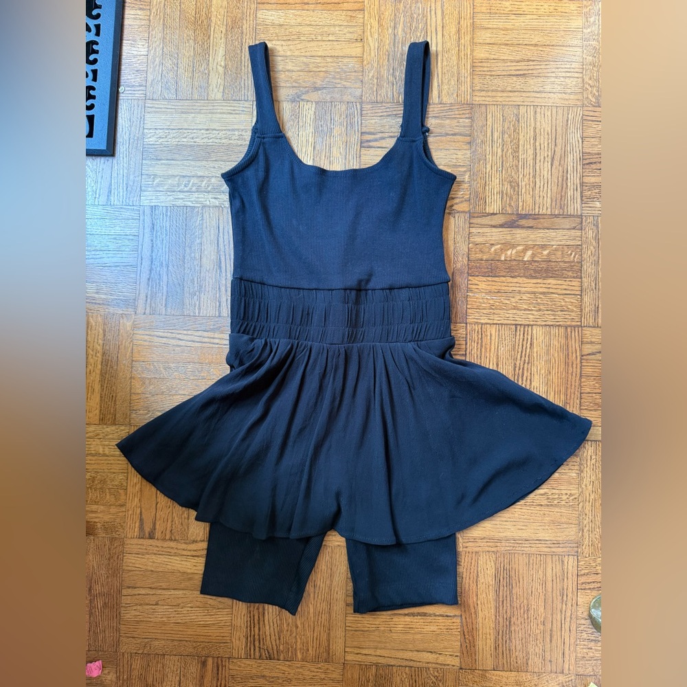 Free People Movement XS Black Romper
